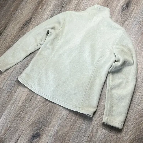 REI Light Beige Fleece Jacket Size Large