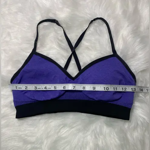 Lululemon  Hold Your Om Bra II Heathered Iris Flower Size XXS