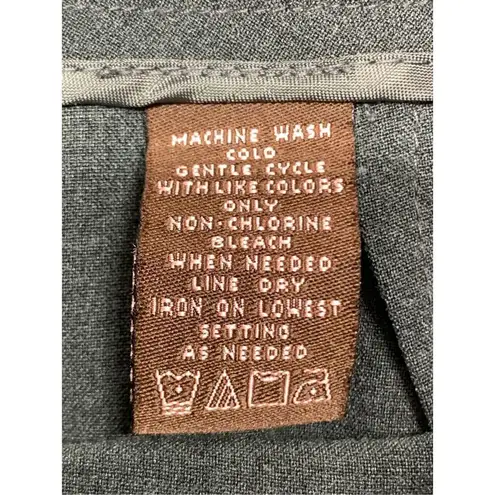 Bandolino 005 Bandolono gray flat front stretch trouser size 6