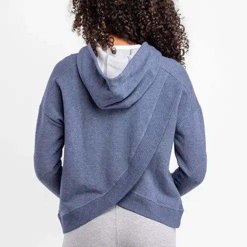 LIV Outdoor Kendall Crossover Back Pullover Hoodie Sweatshirt Blue Large Blue