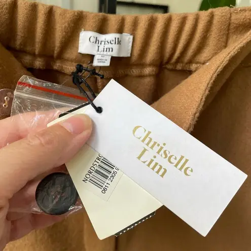 NWT Chriselle Lim Camel Sailor Wode Leg Trousers Pants $90 6 Tan