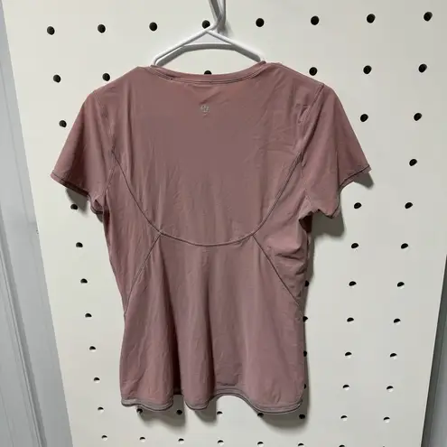 Lululemon  Into the Sun Short Sleeve Powdered Mauve Size