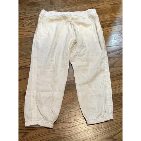 Athleta  Women's Cabo Linen Jogger-Calla Lilly White- Plus Size 20 NWT Drawstring - Image 2