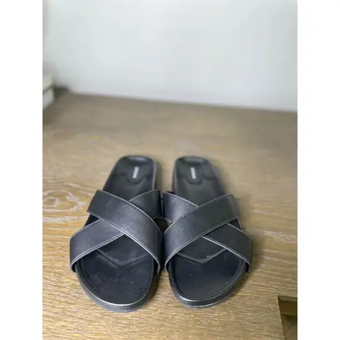 Birdies Robin Slide Sandal Black Women's Size 6