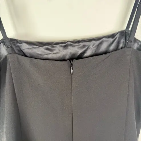 Bardot Black Asymmetrical Ruffle Midi Dress