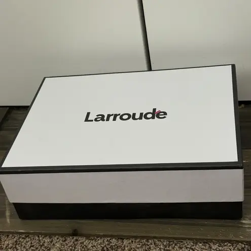 Larroude The Dolly Platform Mule In Natural Raffia SIZE 11 NEW Tan