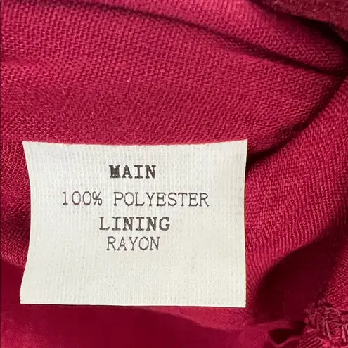 Sweet Pea Wine Ruffle Mini Dress Size 6