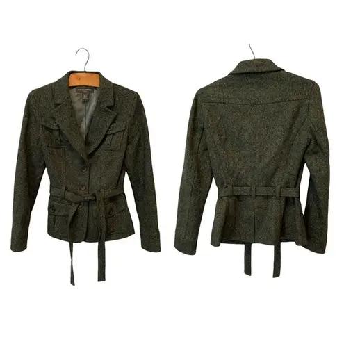 Banana Republic  wool/silk Belted Jacket (4)