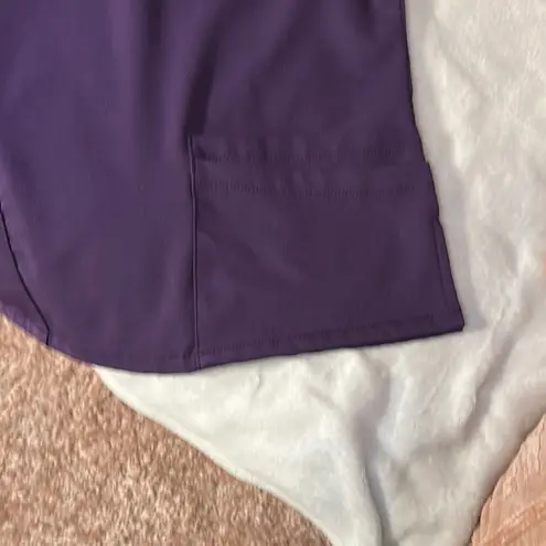Purple Short Sleeve Zip