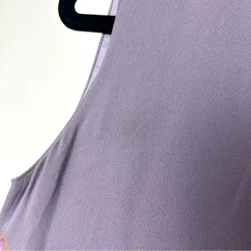 Salvatore Ferragamo Silk Sleeveless Shift Dress in Lilac Purple Vintage