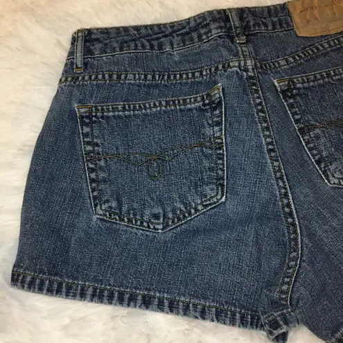 Paris Blues Vintage Blue Denim Jean Shorts Juniors 9