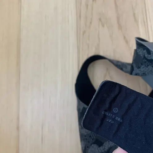 Lululemon  Enlite Bra Weave High Support Collage Camo Mini Black Multi Size 32D