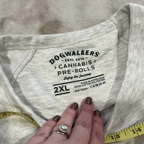 Dogwalkers Cannabis Sweatshirt 2XL Gray THC Dispensary Pre