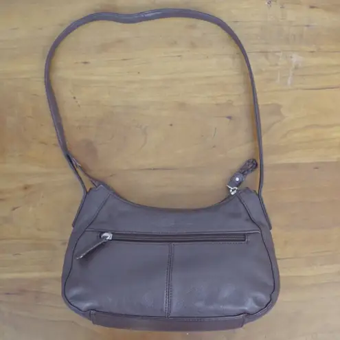 Stone Mountain Small Brown Leather Shoulder Bag Purse