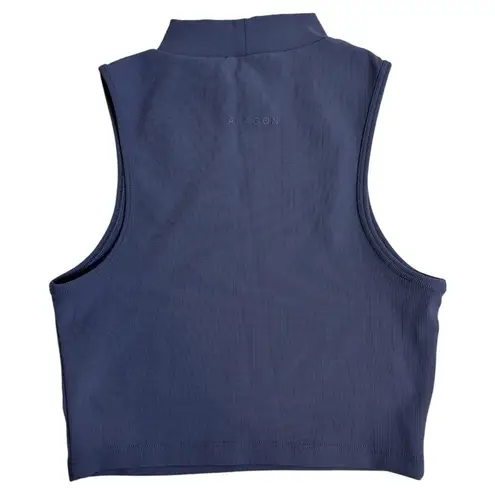 Paragon Blue Sleeveless Crop Tank Top