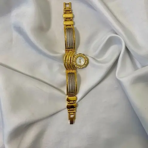 Vintage Dainty Silver Gold Two