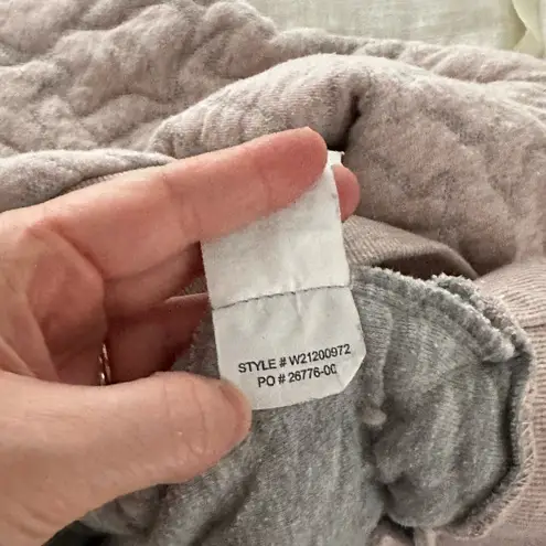 prAna Women’s Medium Pink Carin Quilted Sweatshirt