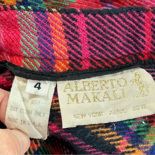 Alberto Makali Vintage mini plaid skirt academia, clueless, Taylor Swift, size 4