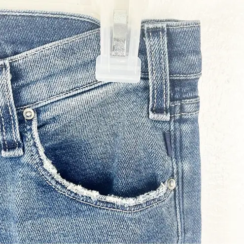 McGuire Denim McGUIRE Valletta Straight Leg Frayed Hem Distressed Jeans, Size 26