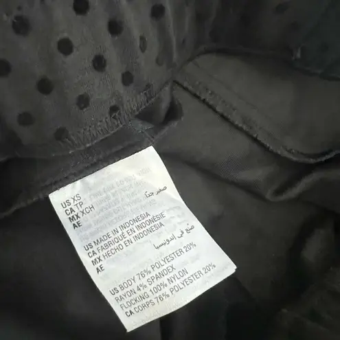 Maison Jules Anthropologie polka Dot leggings XSMALL black high rise Skinny
NWT