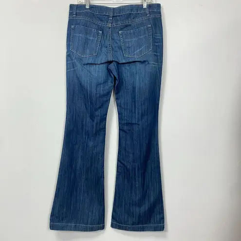 CAbi  Womens Bootcut Flare Jeans Blue Size 10 Denim Pants