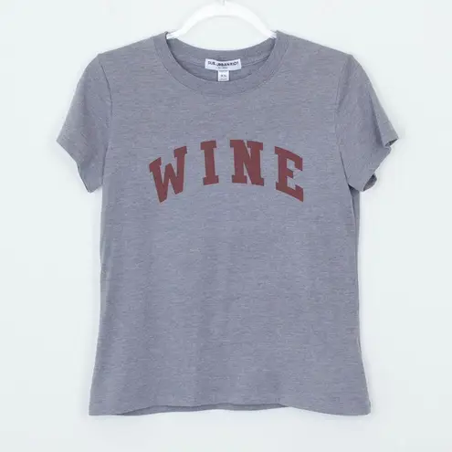 SUB_URBAN RIOT Wine Graphic Short Sleeve Tee Shirt Women's Size XS