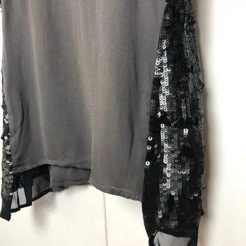 All Saints Madison Vest Sequin Tank Top