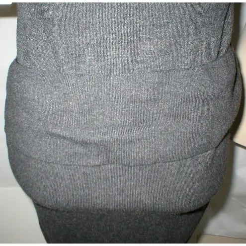 Rachel Roy New NWT Dress Gray Sweater XS Sexy Front Knot Sleeves Cotton Viscose