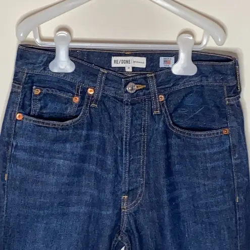 RE/DONE Originals High Rise Rigid Crop Jeans sz 27