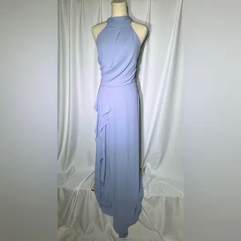 Halston Heritage  Mock Neck Sleeveless Cape front dress | 14 NWT