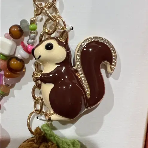 Piper K | Fall Fun Squirrel Crochet Acorn Bag Charm ๐ฟ๏ธ ๐ฐ - Image 4