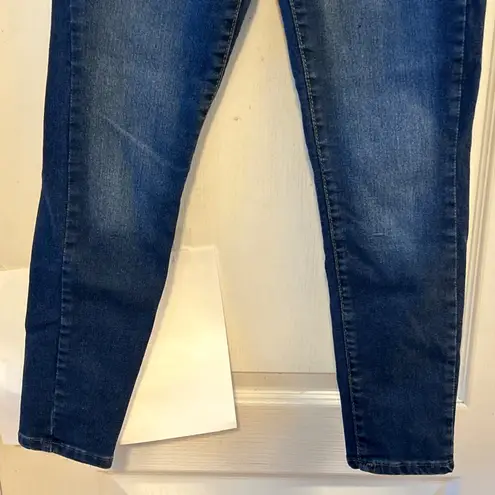 Curve Appeal Minimalist Jegging Dark Wash Stretch Denim Jeans Women Size 4 27 Blue