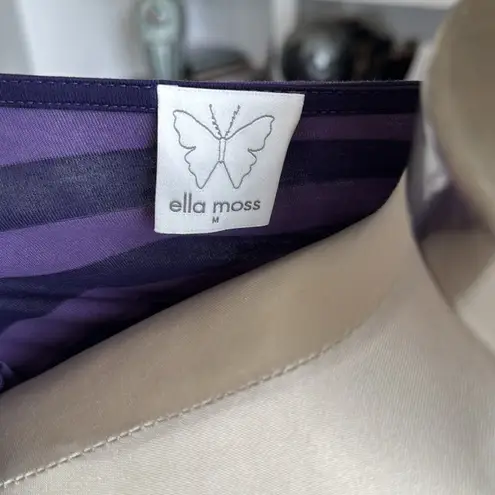 Ella Moss Purple Relaxed Short Sleeve Tee