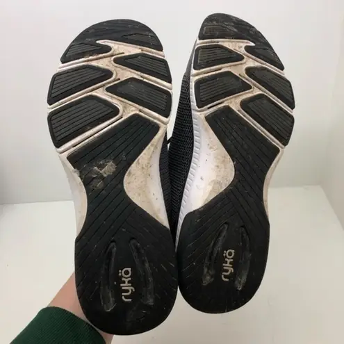 Ryka Rythma Women's Walking Shoes black ultra flex re zorb lite fabric uppers