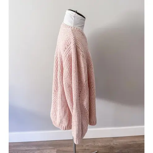 Tahari Pastel Pink Cable Knit Sweater - NWT!