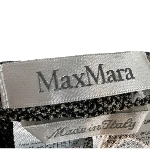 Max Mara Tweed Cropped Dress Pants Size 8