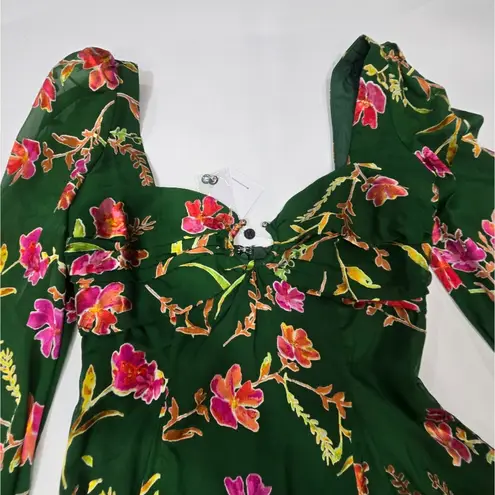 Lovers + Friends  Marcella Mini Dress in Jade Floral XS