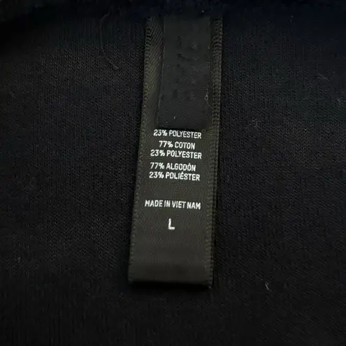 SKIMS Logo Velour Slip Dress in Onyx Black Size Large