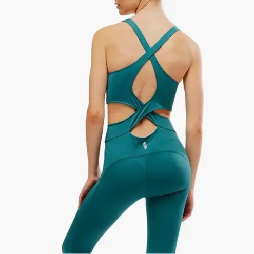 FREE PEOPLE MOVEMENT FP Movement Back It Up Jumpsuit In Green Size Small