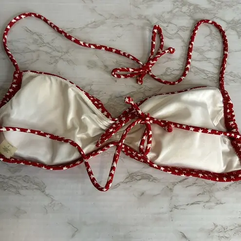 Victoria's Secret Victoria’s Secret y2K ladies red white polka dot bikini top size small