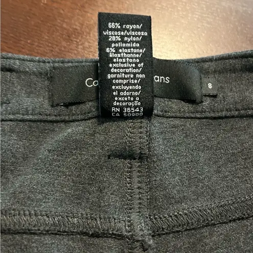 Calvin Klein Jeans Calvin Klein Women's Stretch Ponte Pants, Dark Grey Heather, Size 8