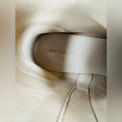 Bottega Veneta Monsieur Horsebit Glossy Black Leather Zip Ankle Boots Size EU 38