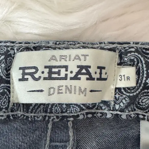 Ariat  REAL Women's Dark Blue Straight Leg Jeans size 31‎ R