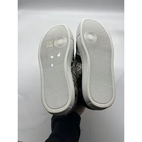 P448 NWOT Cow Softy Calf Hair Star Metallic High Top Sneakers Sz 36 / 5.5