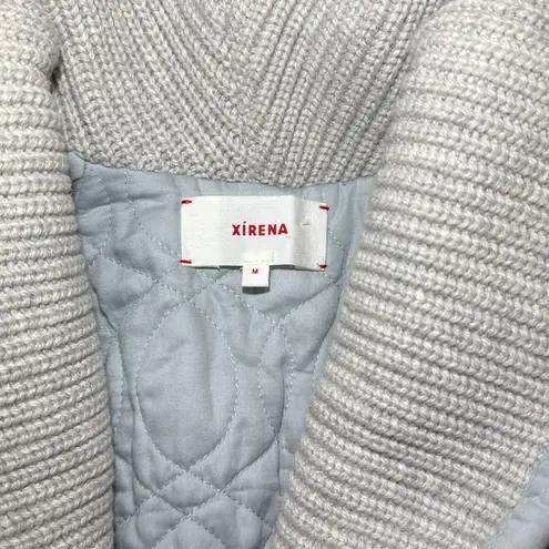 XIRENA Alfie Sherpa Jacket in Ice Blue / Sea Brook Size M