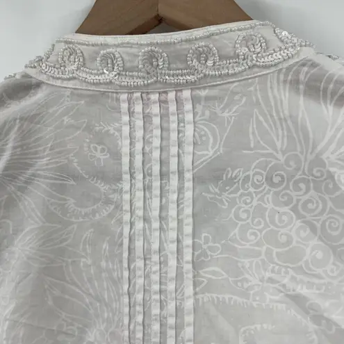 Lilly Pulitzer  Sarasota Tunic Beaded Resort White - Image 9