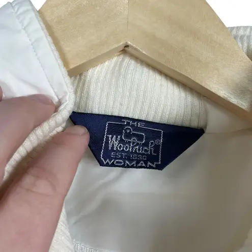 Woolrich Vintage Women’s Teton Windbreaker in Ivory Size L