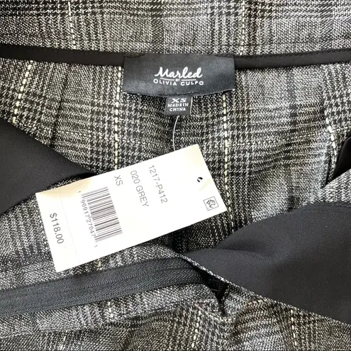 Marled Reunited Marled x Olivia Culpo Plaid Slit Leg Jogger Trousers XS