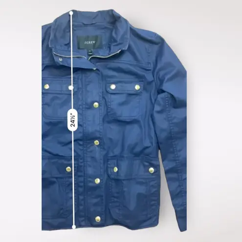 J.Crew Navy Blue Downtown Field Utility Jacket Size S