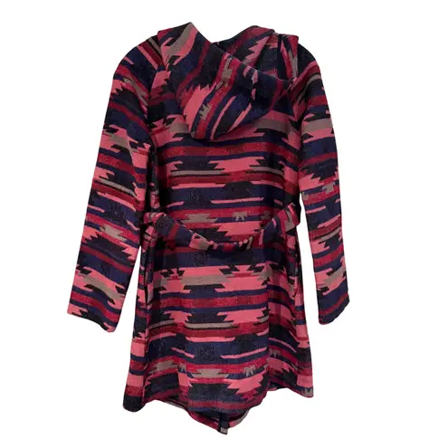 Tabitha by Anthropologie Leona Wrap Coat Women's Multi Aztec Western Boho Hippie